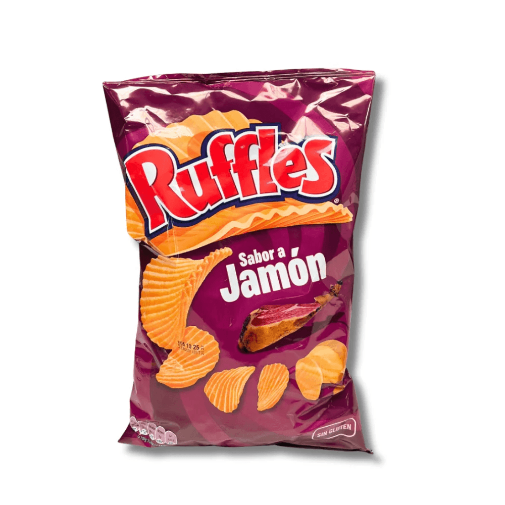 Ruffles Jamón (Ham) Crisps 150g