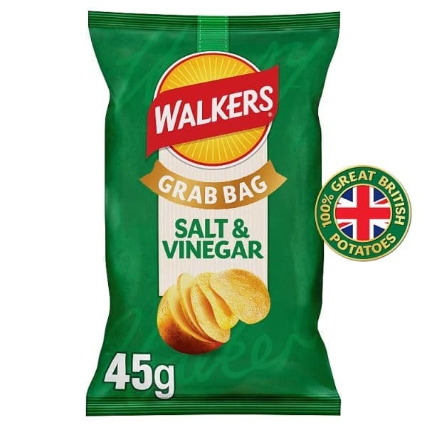 Walkers Salt & Vinegar Grab Bag 45g